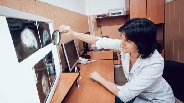 Doctor providing in-office preventive medical services